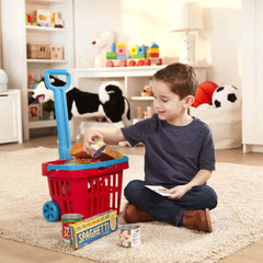 Fill & Roll Grocery Basket Play Set