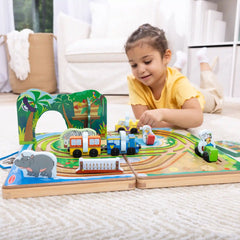 Disney Take-Along Safari Wooden Play Set