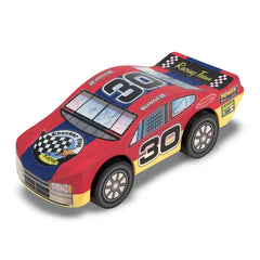 Decorate-Your-Own Wooden Race Car