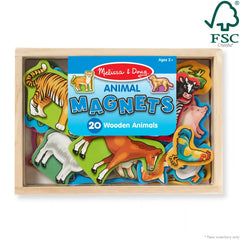 Wooden Animal Magnets