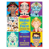 Make-a-Face Sticker Pad - Crazy Characters