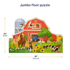 Busy Barn Shaped Floor Puzzle - 32 Pieces