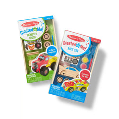 Created By Me!™ Vehicles Craft Kit 2-Pack: Race Car & Monster Truck