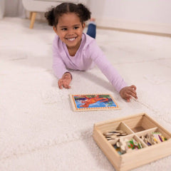 Wooden Jigsaw Puzzles in a Box - Dinosaurs