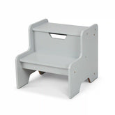 Wooden Step Stool – Gray