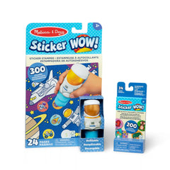 Sticker WOW!™ Astronaut Bundle: Activity Pad & Sticker Stamper + Mini Activity Pad and 200 Refill Stickers
