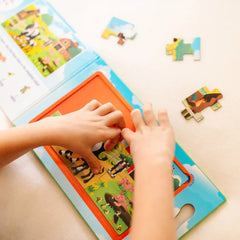 Take-Along Magnetic Jigsaw Puzzles – On the Farm
