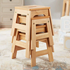 Wooden Stools – Set of 4