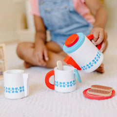 Wooden Steep & Serve Tea Set