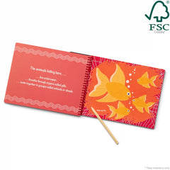 On the Go Scratch Art Color Reveal Pad - Animal Families