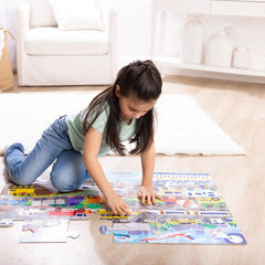 Traffic Jam Floor Puzzle - 24 Pieces