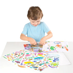 Reusable Sticker Pad 3-Pack: Jungle, Farm, Under the Sea