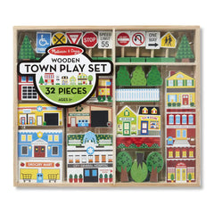 Wooden Town Play Set