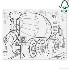 Jumbo Coloring Pad - Vehicles