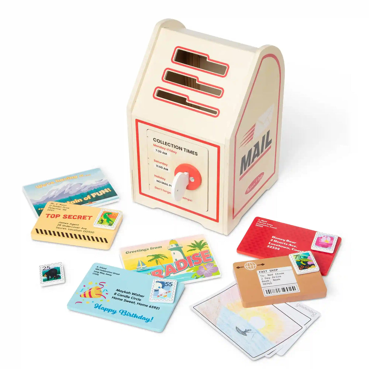 Stamp and Sort Mailbox Play Set
